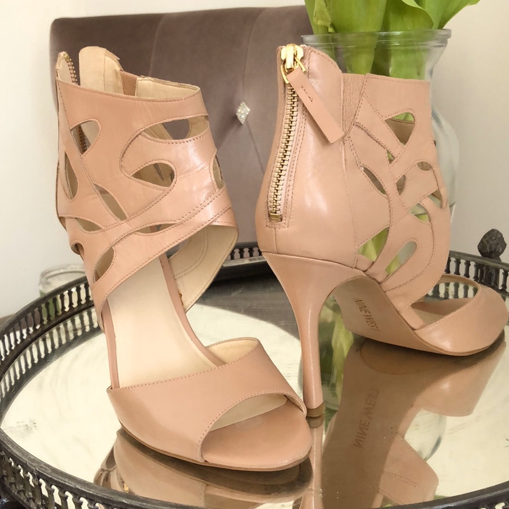 Nine West Genuine Leather Upper w/3.5” Heel